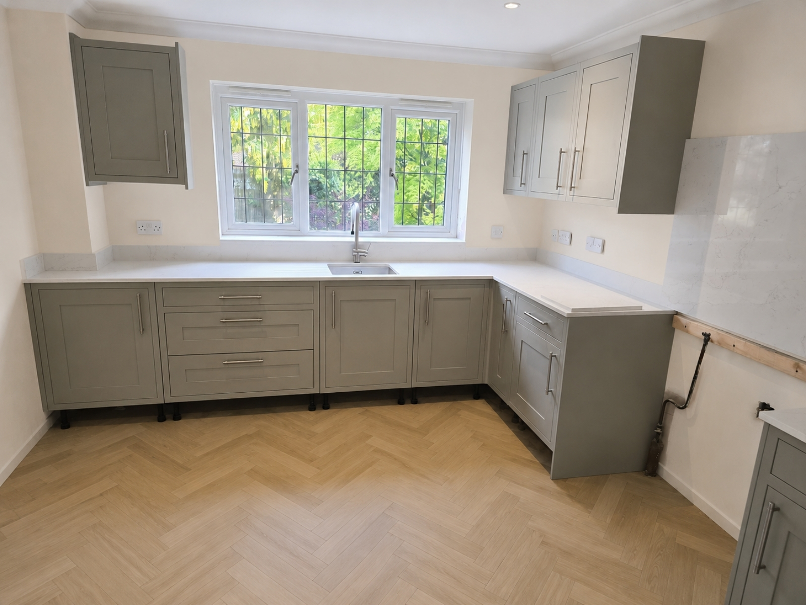 Rohan & Aisha’s Calacatta Borghini Kitchen in Leicester 19 Calacatta Classic Quartz Worktop
