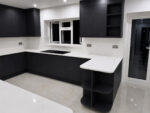 Calacatta Dark Grey Quartz Worktop
