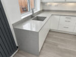 Grey Sparkly Quartz Worktop