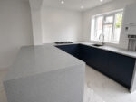Grey Sparkly Quartz Worktop
