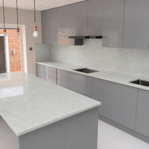 Pistachio Cloud Quartz Worktop
