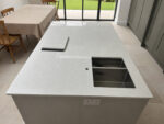 White Sparkly Quartz Worktop