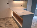 White Sparkly Quartz Worktop