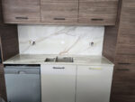 Arabescato brown quartz worktop
