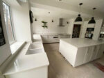 ice branco quartz worktop