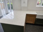 spider gold quartz worktop