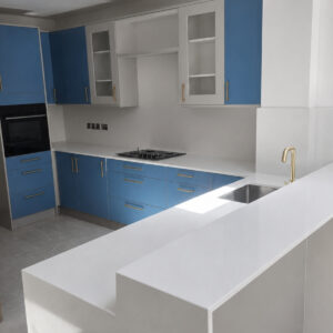 super white quartz worktop