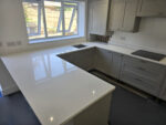 super white quartz worktop