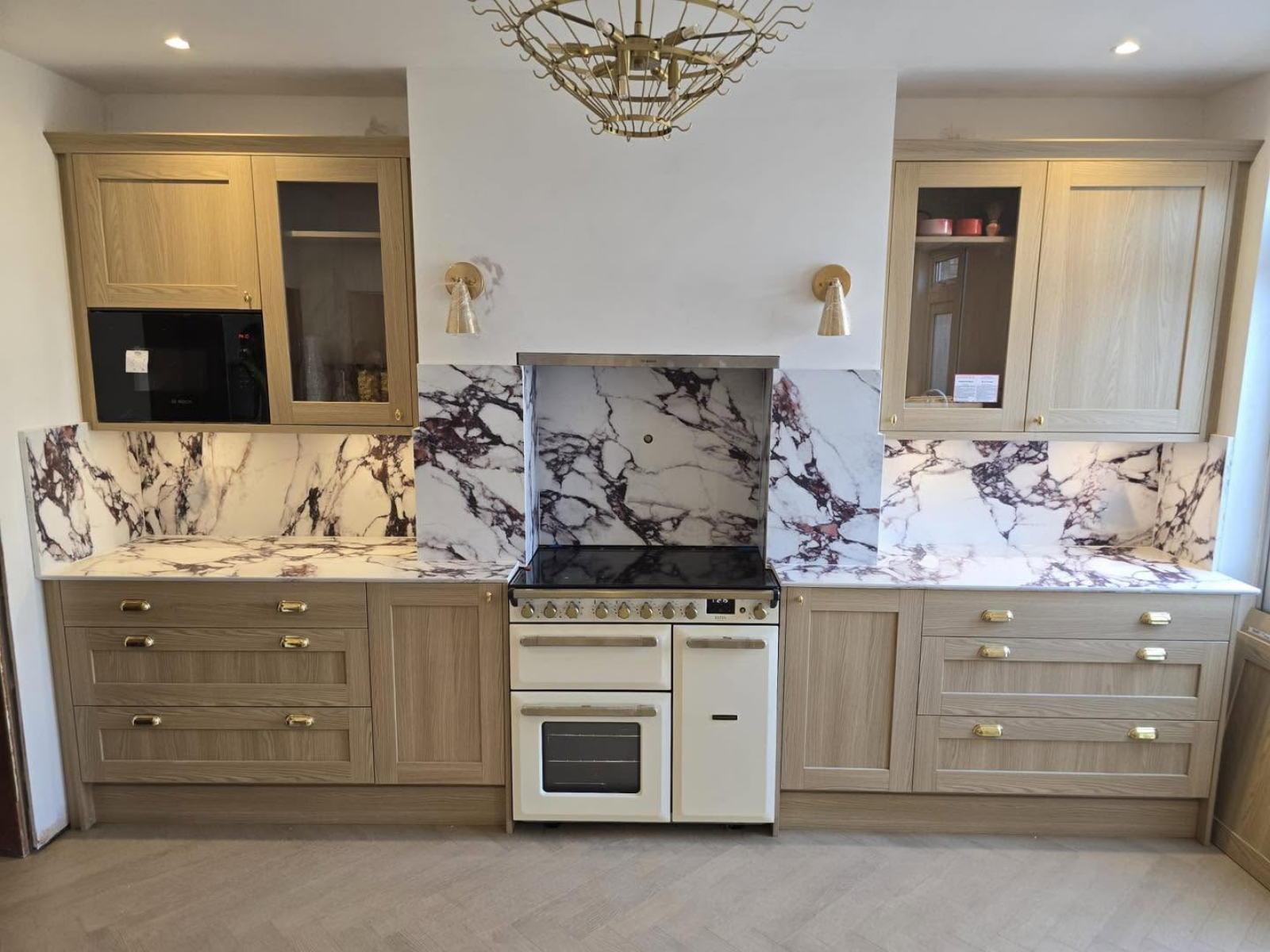 Naina Desai’s Calacatta Borghini Quartz Kitchen in St Albans 8 Bulgari 3D Quartz in Hanwell