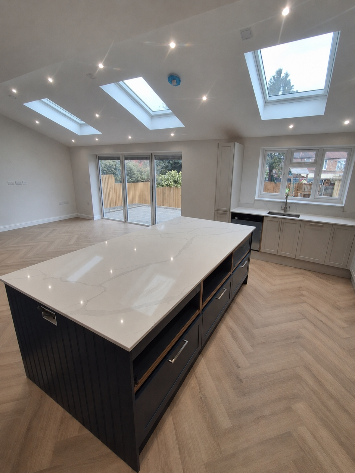 Calacatta Borghini project in St Albans, London