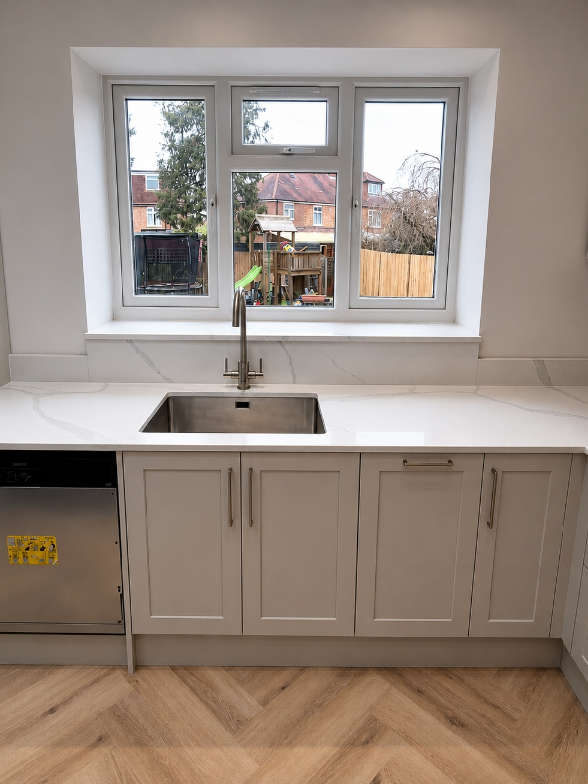 Calacatta Borghini project in St Albans, London