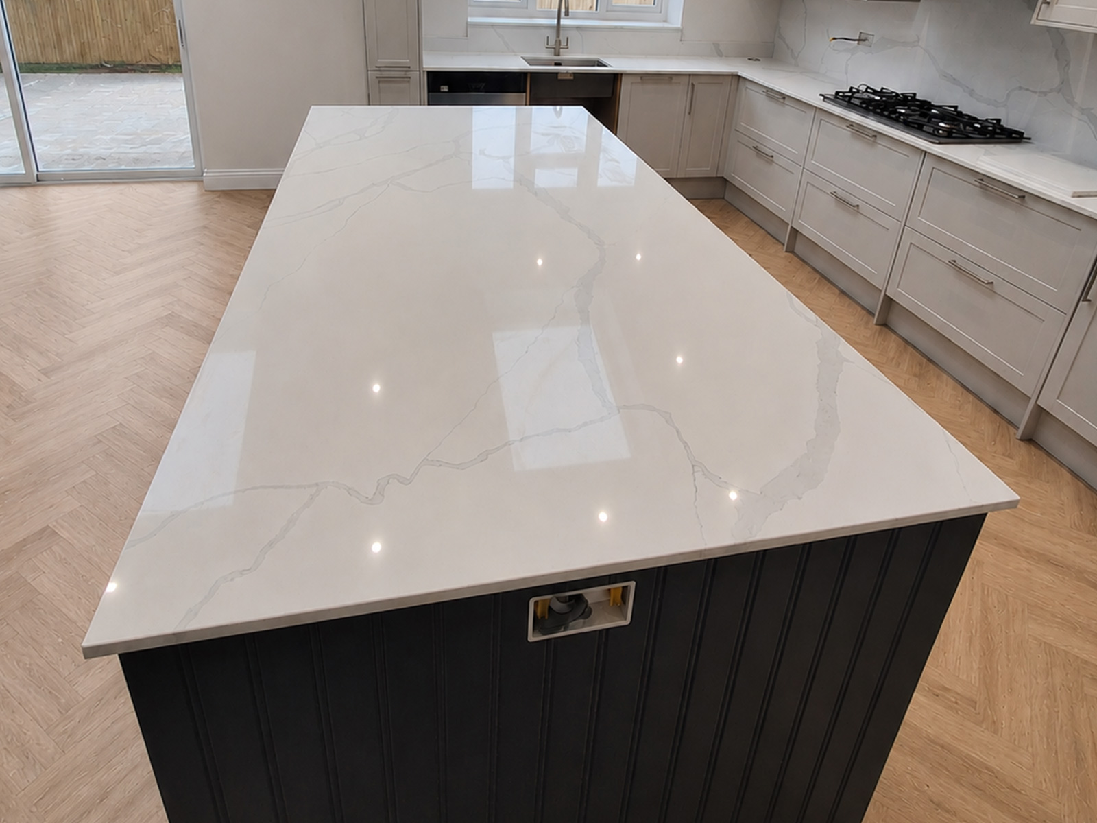 Calacatta Borghini project in St Albans, London