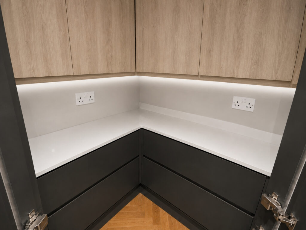 Okafor Family’s Super White Quartz Kitchen in Guildford