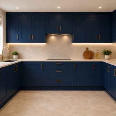 U-shaped kitchen