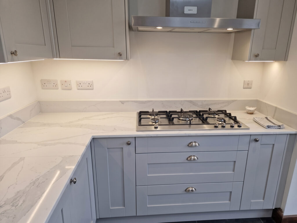 calacatta borghini, leicester project