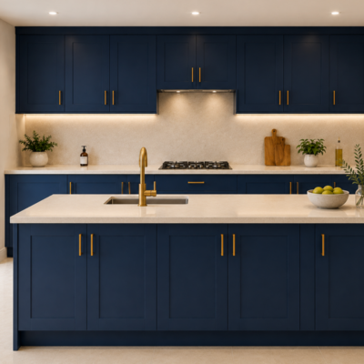 gallery, parallel kitchen