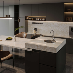 Almond Beige Quartz Worktop