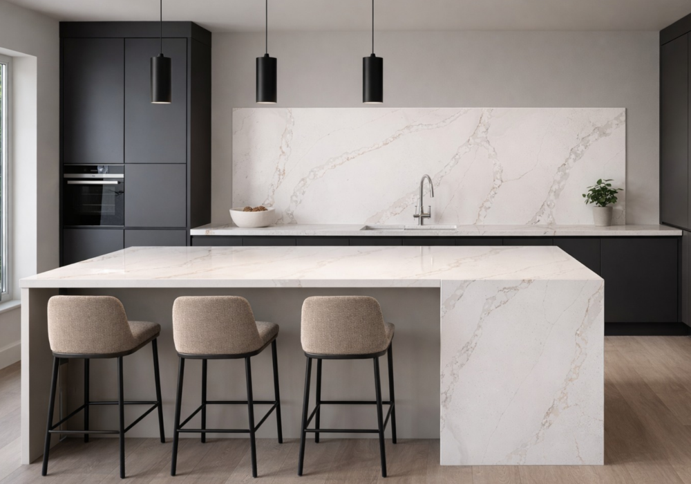 Amalfi quartz worktop