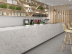 Arabescato Capri quartz worktop