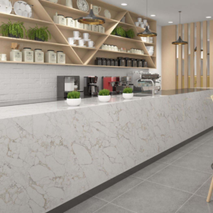 Arabescato Capri quartz worktop