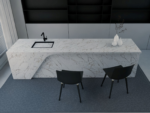 Arabescato Capri quartz worktop