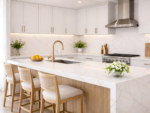 Arabescato Gold Quartz Worktop