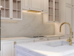 Arabescato Gold quartz worktop