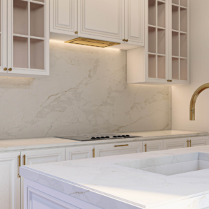 Arabescato Gold quartz worktop