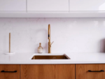 Arabescato Viola Quartz Worktop