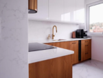 Arabescato Viola Quartz Worktop