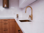 Arabescato Viola Quartz Worktop