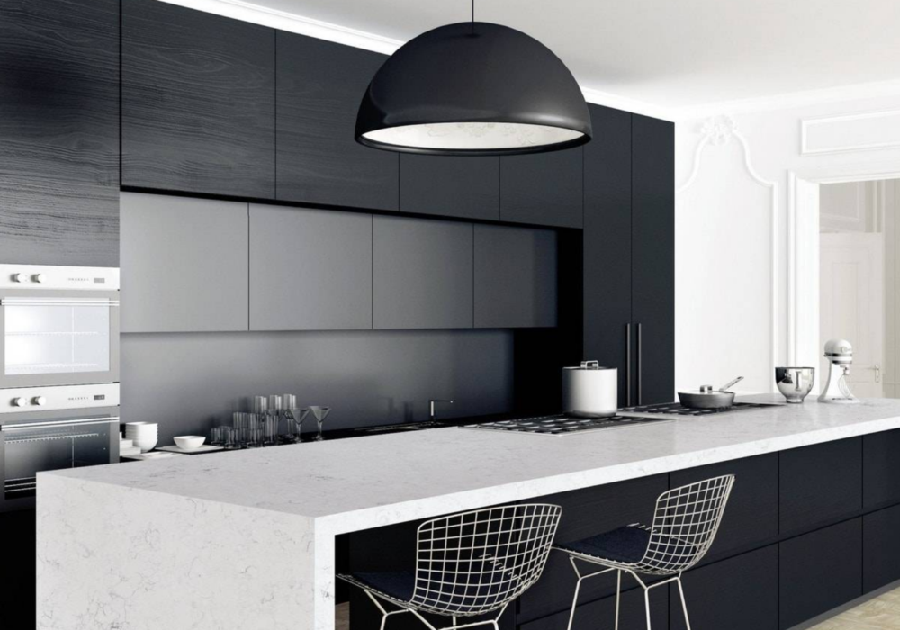 Bianco Glacier Quartz Worktop