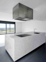 Bianco Glacier Quartz Worktop