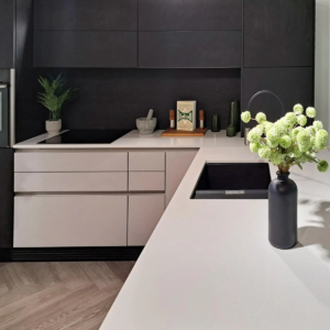 Botticino Grey Quartz Worktop