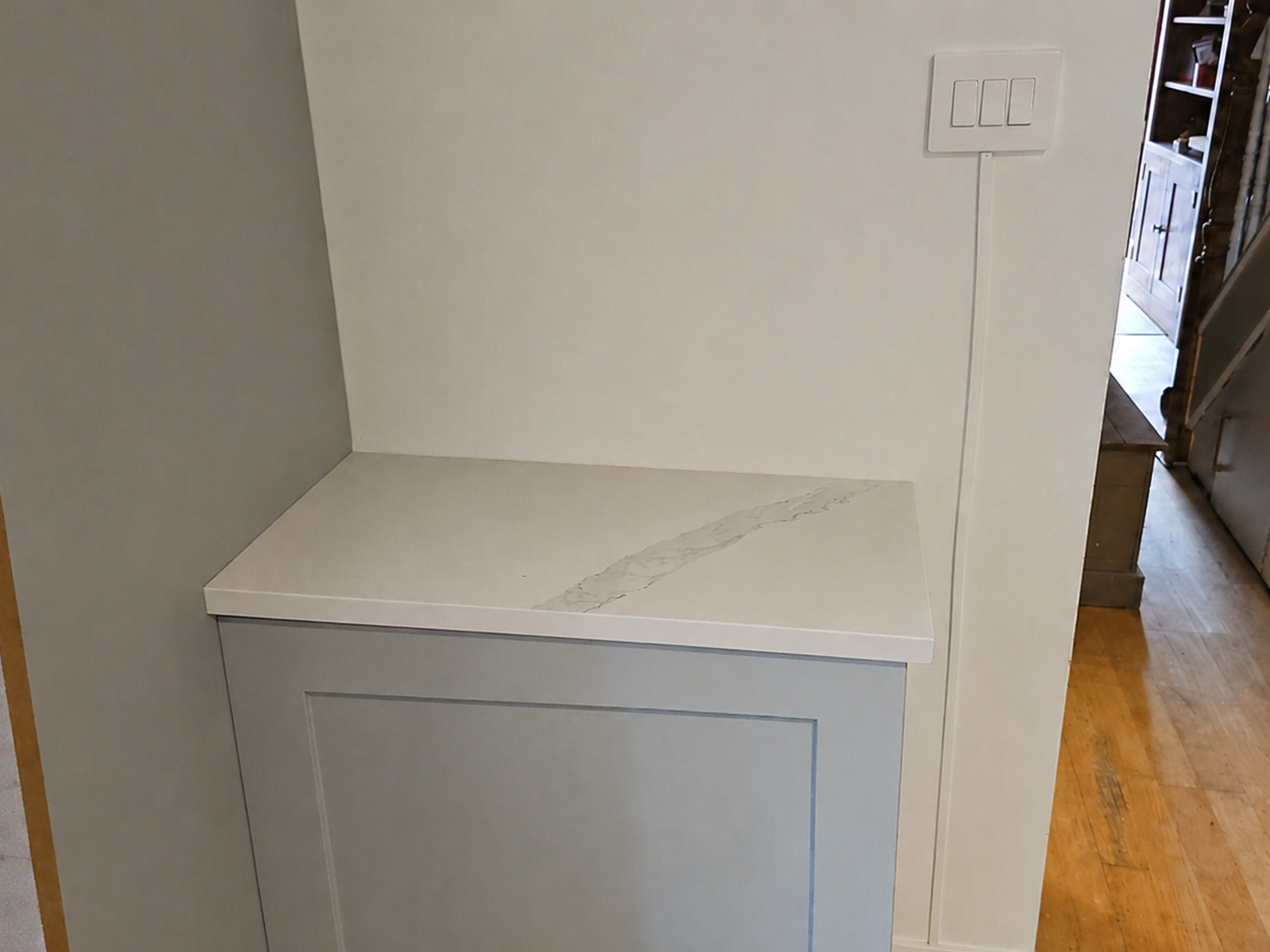 Julia and Lucas Santos’ Calacatta Borghini Quartz Kitchen in Watford