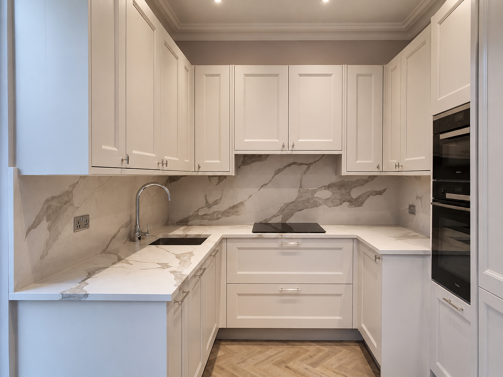 Calacatta Bronze quartz worktop in high wycomb