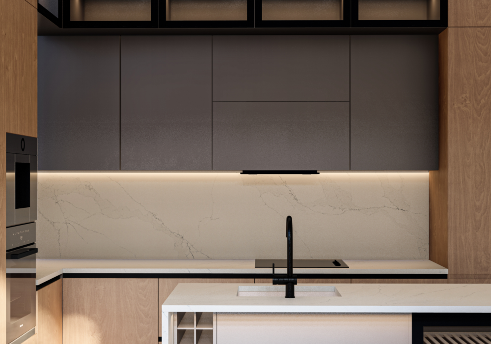 Gris quartz worktop