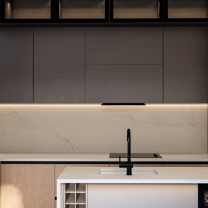 Gris quartz worktop