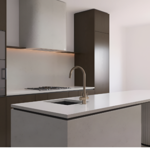 Luna Beige quartz worktop