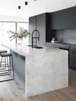 Luna Grey Quartz Worktop - Image 2