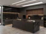 Sahara Noir quartz worktop