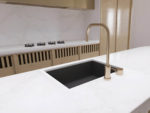 Statuario Gold quartz worktop