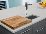 White Almond Quartz Worktop