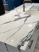 Calacatta Black Fusion Quartz Worktop