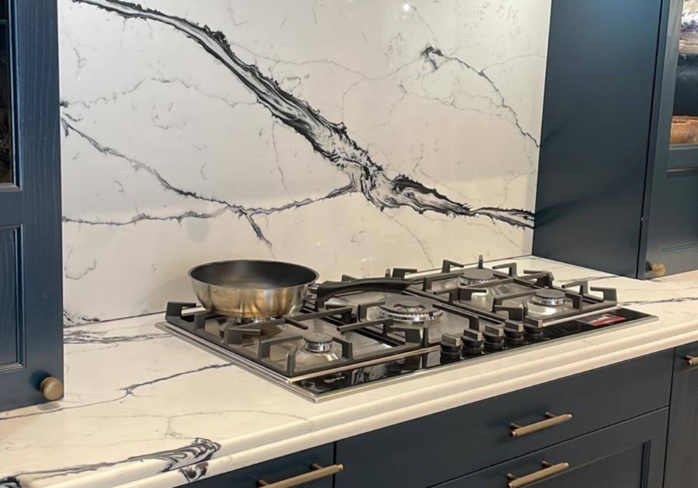 Calacatta Black Fusion Quartz Worktop