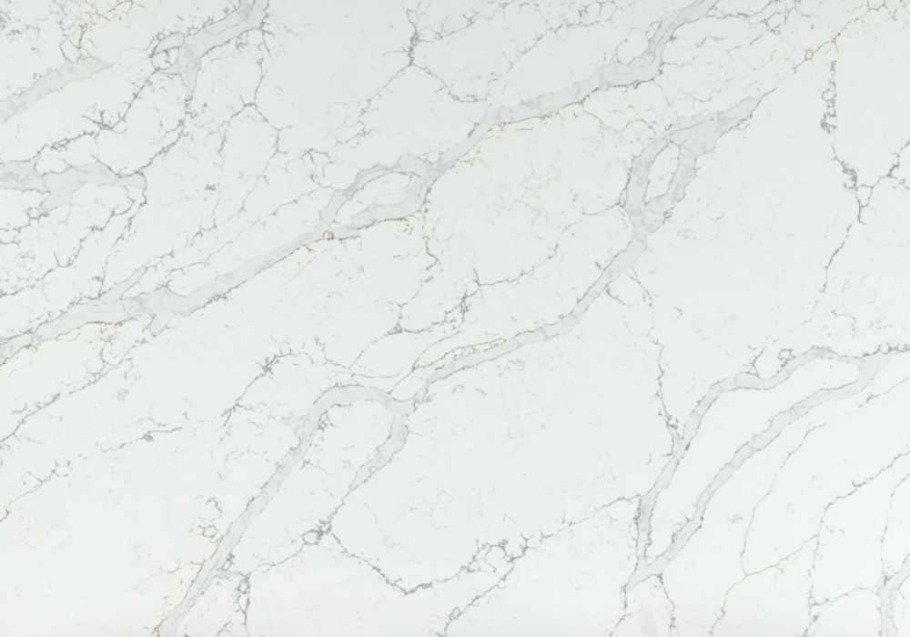 Calacatta Gold Shimmer Quartz Worktop