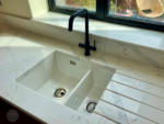 Calacatta Gold Shimmer Quartz Worktop
