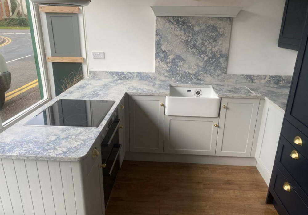 Cloud Burst Quartz Worktop