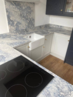 Cloud Burst Quartz Worktop