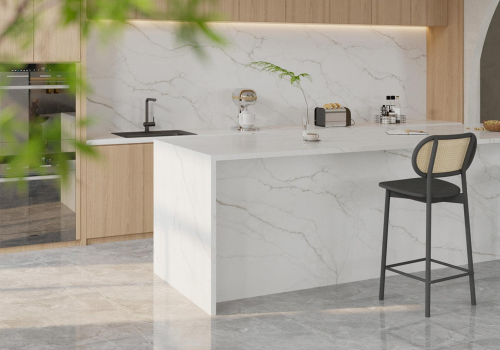 Mirage Gold Quartz Worktop